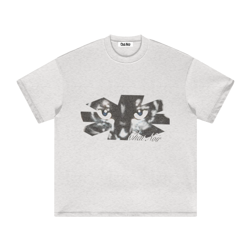 T-SHIRT COUPE AMPLE Le Regard (Blanc)
