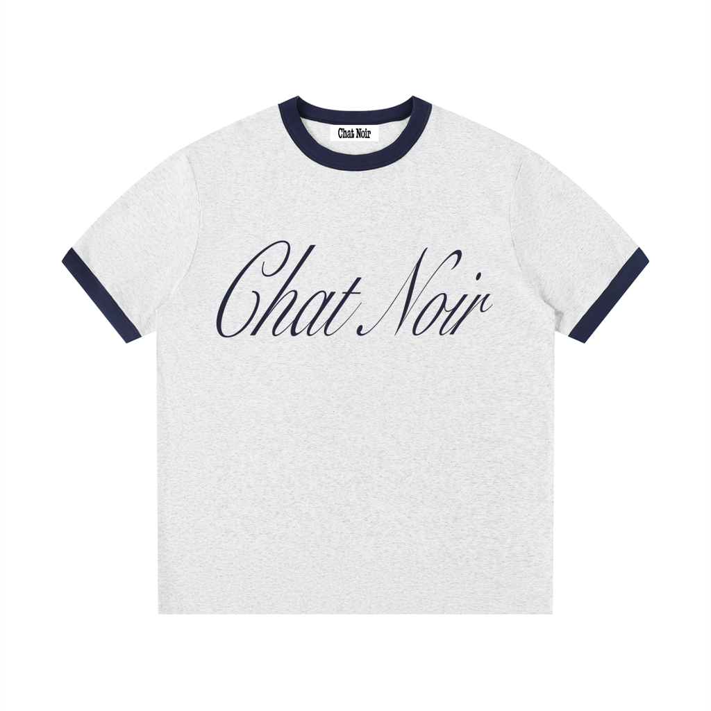 T-SHIRT Signature (Blanc/Marine)
